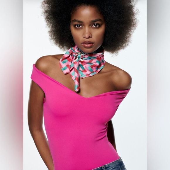 ZARA STRETCH BODYSUIT  - Picture 3 of 10